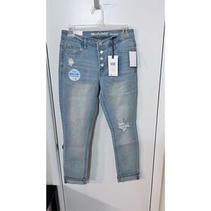 WALLFLOWER FLIRTY CURCY HIGH RISE ANKLE INSTA FLEX JEANS SIZE 5 NEW